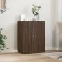 Brown oak engineered wood filing cabinet 60x32x77.5cm by vidaXL, Filing cabinets - Ref: Foro24-840771, Price: 61,84 €, Discou...