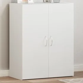 Weißer Aktenschrank aus Holzwerkstoff, 60 x 32 x 77,5 cm von vidaXL, Aktenschränke - Ref: Foro24-840765, Preis: 66,43 €, Raba...