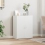 Weißer Aktenschrank aus Holzwerkstoff, 60 x 32 x 77,5 cm von vidaXL, Aktenschränke - Ref: Foro24-840765, Preis: 68,18 €, Raba...
