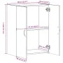 White engineered wood filing cabinet 60x32x77.5 cm by vidaXL, Filing cabinets - Ref: Foro24-840765, Price: 66,43 €, Discount: %