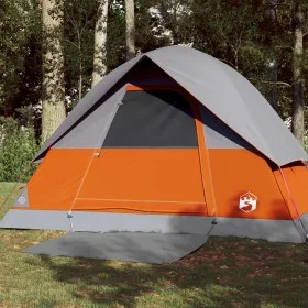 3 Person Igloo Tent Waterproof Gray Orange by vidaXL, tents - Ref: Foro24-94697, Price: 67,59 €, Discount: %