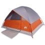 Tienda de campaña iglú para 3 personas impermeable gris naranja de vidaXL, Tiendas de campaña - Ref: Foro24-94697, Precio: 61...