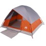 Tienda de campaña iglú para 3 personas impermeable gris naranja de vidaXL, Tiendas de campaña - Ref: Foro24-94697, Precio: 65...