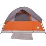 3-Personen-Iglu-Zelt, wasserdicht, Grau-Orange von vidaXL, Zelte - Ref: Foro24-94697, Preis: 67,59 €, Rabatt: %