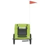 Haustier-Fahrradanhänger, Eisen-Oxford-Stoff, grün von vidaXL, Kinderwagen für Haustiere - Ref: Foro24-93969, Preis: 96,58 €,...