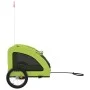 Haustier-Fahrradanhänger, Eisen-Oxford-Stoff, grün von vidaXL, Kinderwagen für Haustiere - Ref: Foro24-93969, Preis: 96,58 €,...