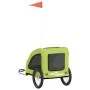 Haustier-Fahrradanhänger, Eisen-Oxford-Stoff, grün von vidaXL, Kinderwagen für Haustiere - Ref: Foro24-93969, Preis: 96,58 €,...