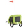 Haustier-Fahrradanhänger, Eisen-Oxford-Stoff, grün von vidaXL, Kinderwagen für Haustiere - Ref: Foro24-93969, Preis: 97,20 €,...