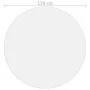 Transparent PVC table protector Ø 110 cm 2 mm by vidaXL, Table accessories - Ref: Foro24-288253, Price: 37,86 €, Discount: %
