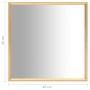 Golden mirror 40x40 cm by vidaXL, Mirrors - Ref: Foro24-322742, Price: 30,25 €, Discount: %