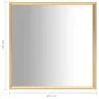 Goldener Spiegel 40x40 cm von vidaXL, Spiegel - Ref: Foro24-322742, Preis: 29,68 €, Rabatt: %