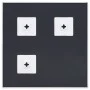 White mirror 40x40 cm by vidaXL, Mirrors - Ref: Foro24-322716, Price: 33,25 €, Discount: %