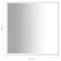 Weißer Spiegel 40x40 cm von vidaXL, Spiegel - Ref: Foro24-322716, Preis: 33,25 €, Rabatt: %