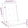 Kissen für Hochlehner, 6 Stück, roter Melange-Stoff, 120 x 50 x 4 cm von vidaXL, Kissen für Stühle und Sofas - Ref: Foro24-40...