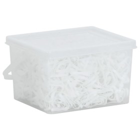 White silicone horse braid bands 2500 units by vidaXL, horse care - Ref: Foro24-172495, Price: 14,81 €, Discount: %