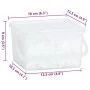 White silicone horse braid bands 2500 units by vidaXL, horse care - Ref: Foro24-172495, Price: 17,27 €, Discount: %