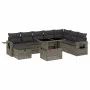 9-piece garden furniture set and gray synthetic rattan cushions by vidaXL, Garden sets - Ref: Foro24-3275030, Price: 574,87 €...