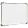 Pizarra magnética de borrado en seco acero blanco 90x60 cm de vidaXL, Pizarras blancas - Ref: Foro24-146633, Precio: 42,66 €,...