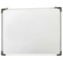 Pizarra magnética de borrado en seco acero blanco 90x60 cm de vidaXL, Pizarras blancas - Ref: Foro24-146633, Precio: 42,66 €,...