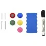 Magnetisches, trocken abwischbares Whiteboard aus weißem Stahl, 90 x 60 cm von vidaXL, Whiteboards - Ref: Foro24-146633, Prei...