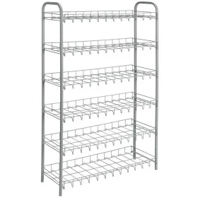 Metaltex Zapatero de 6 niveles Shoe 6 gris plateado by Metaltex, Shoe racks and shoe organizers - Ref: Foro24-430406, Price: ...