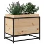 Pflanzgefäß aus massivem Kiefernholz, 60 x 40 x 50 cm von vidaXL, Töpfe und Pflanzgefäße - Ref: Foro24-847023, Preis: 56,68 €...