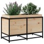 Pflanzgefäß aus massivem Kiefernholz, 80 x 40 x 50 cm von vidaXL, Töpfe und Pflanzgefäße - Ref: Foro24-847028, Preis: 83,11 €...
