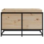 Pflanzgefäß aus massivem Kiefernholz, 80 x 40 x 50 cm von vidaXL, Töpfe und Pflanzgefäße - Ref: Foro24-847028, Preis: 83,11 €...