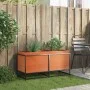 Pflanzgefäß aus massivem, wachsbraunem Kiefernholz, 100 x 40 x 50 cm von vidaXL, Töpfe und Pflanzgefäße - Ref: Foro24-847035,...