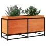 Solid wax brown pine wood planter 100x40x50 cm by vidaXL, Pots and planters - Ref: Foro24-847035, Price: 100,01 €, Discount: %