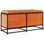 Jardinera de madera maciza pino marrón cera 100x40x50 cm de vidaXL, Maceteros y jardineras - Ref: Foro24-847035, Precio: 101,...