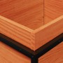 Pflanzgefäß aus massivem, wachsbraunem Kiefernholz, 100 x 40 x 50 cm von vidaXL, Töpfe und Pflanzgefäße - Ref: Foro24-847035,...