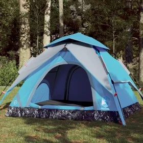 Igloo tent 4 people quick opening blue by vidaXL, tents - Ref: Foro24-4004182, Price: 87,42 €, Discount: %