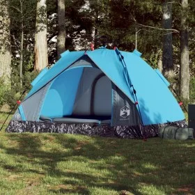 Igloo tent 3 people quick opening blue by vidaXL, tents - Ref: Foro24-4004194, Price: 65,49 €, Discount: %