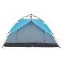 Tienda de campaña iglú 3 personas apertura rápida azul de vidaXL, Tiendas de campaña - Ref: Foro24-4004194, Precio: 63,28 €, ...