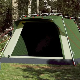 Familiencampingzelt für 4 Personen, schnell zu öffnen, grün von vidaXL, Zelte - Ref: Foro24-4004219, Preis: 144,86 €, Rabatt: %