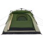 Family camping tent 4 people quick opening green by vidaXL, tents - Ref: Foro24-4004219, Price: 146,54 €, Discount: %