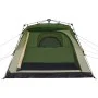 Family camping tent 4 people quick opening green by vidaXL, tents - Ref: Foro24-4004219, Price: 146,47 €, Discount: %