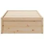 Solid pine wood bed frame 75x190 cm by vidaXL, Beds and slatted bases - Ref: Foro24-846846, Price: 102,98 €, Discount: %