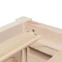 Solid pine wood bed frame 75x190 cm by vidaXL, Beds and slatted bases - Ref: Foro24-846846, Price: 102,98 €, Discount: %