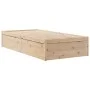 Solid pine wood bed frame 90x200 cm by vidaXL, Beds and slatted bases - Ref: Foro24-846831, Price: 128,76 €, Discount: %