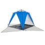 Beach tent 4 people waterproof quick opening blue by vidaXL, tents - Ref: Foro24-4005305, Price: 92,77 €, Discount: %