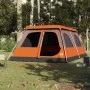 Iglu-Zelt 8 Personen schnell öffnend grau/orange von vidaXL, Zelte - Ref: Foro24-4004238, Preis: 310,26 €, Rabatt: %
