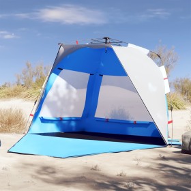 Beach tent 3 people waterproof quick opening blue by vidaXL, tents - Ref: Foro24-4005311, Price: 81,15 €, Discount: %