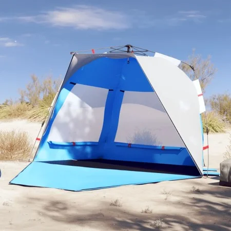 Beach tent 3 people waterproof quick opening blue by vidaXL, tents - Ref: Foro24-4005311, Price: 89,32 €, Discount: %