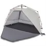 Beach tent 3 people waterproof quick opening gray by vidaXL, tents - Ref: Foro24-4005313, Price: 89,54 €, Discount: %