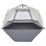 Strandzelt 3 Personen wasserdicht schnell öffnend grau von vidaXL, Zelte - Ref: Foro24-4005313, Preis: 81,37 €, Rabatt: %