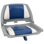 Set mit 4 klappbaren Bootssitzen mit weißem und blauem Kissen von vidaXL, Segelboote - Ref: Foro24-272241, Preis: 166,68 €, R...