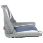 Set mit 4 klappbaren Bootssitzen mit weißem und blauem Kissen von vidaXL, Segelboote - Ref: Foro24-272241, Preis: 164,40 €, R...