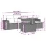 6-piece garden furniture set and gray synthetic rattan cushions by vidaXL, Garden sets - Ref: Foro24-3275290, Price: 408,18 €...